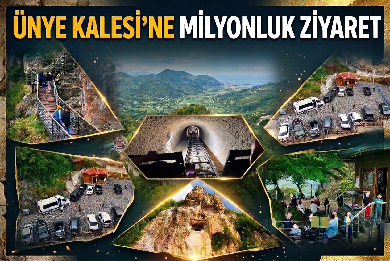 Ünye Kalesi Ziyaretçi Rekoru Kırdı: 1 Milyonu Aştı