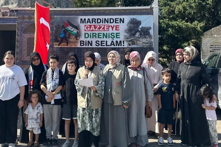 Gazze’deki eğitim mücadelesi Mardin’de gündeme taşındı: &Prime;Gazze’nin Çocukları Yalnız Değildir&Prime;