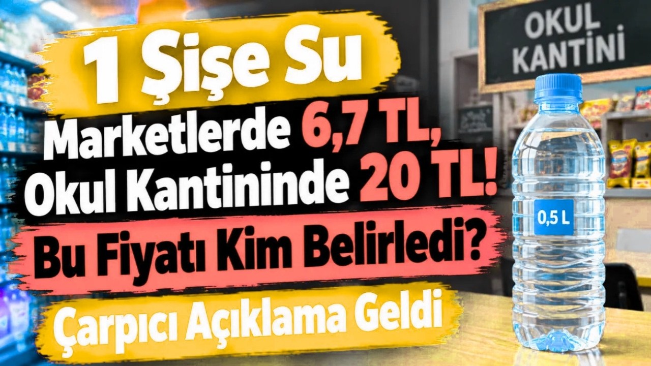 Ordu’da Okul Kantinlerindeki Su Fiyatları Gündemde
