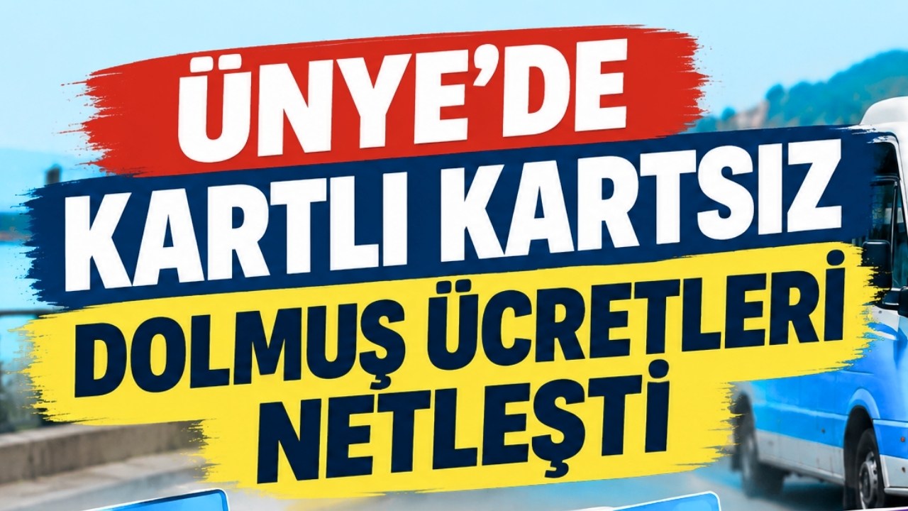 Ünye’de Dolmuş Ücretlerine Zam Geldi: Yeni Tarifeler Belli Oldu