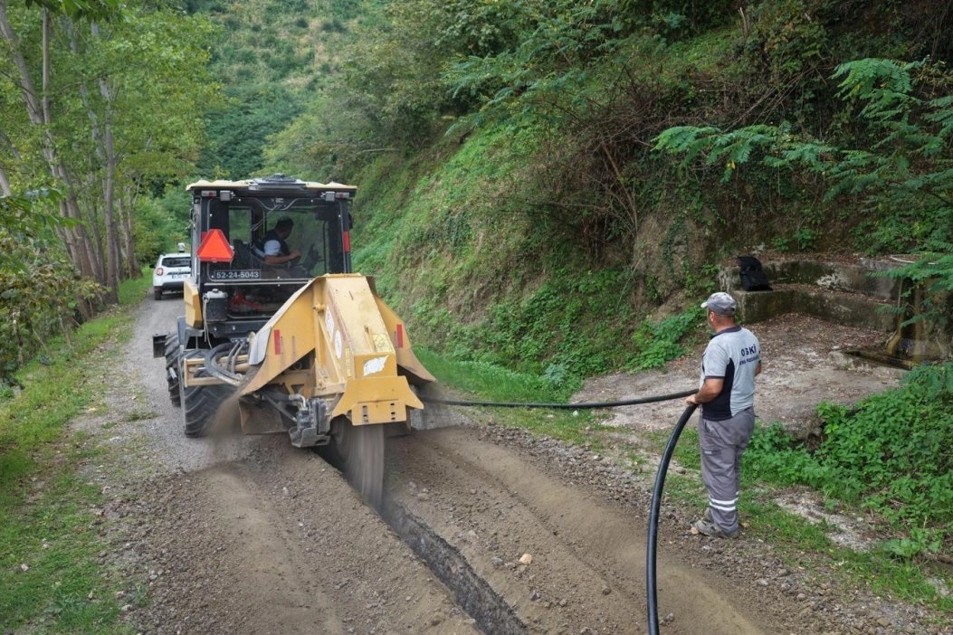 Ordu Fatsa’da içme suyu hattı yenilendi