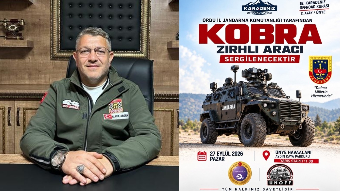 KOBRA Zırhlı Aracı Ünye’de Sergilenecek