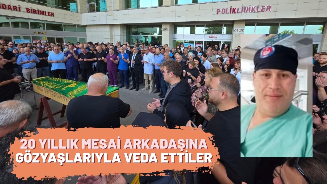 Ünye Devlet Hastanesi’nde Zafer Gazezoğlu’na Veda