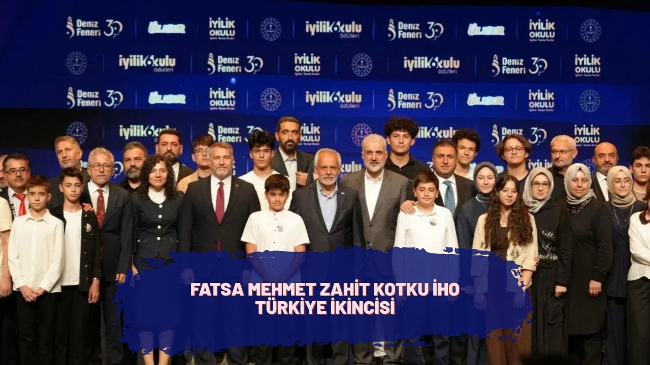 Fatsa’dan Türkiye İkinciliği: “İyiliğin Sesi” Ödül Getirdi