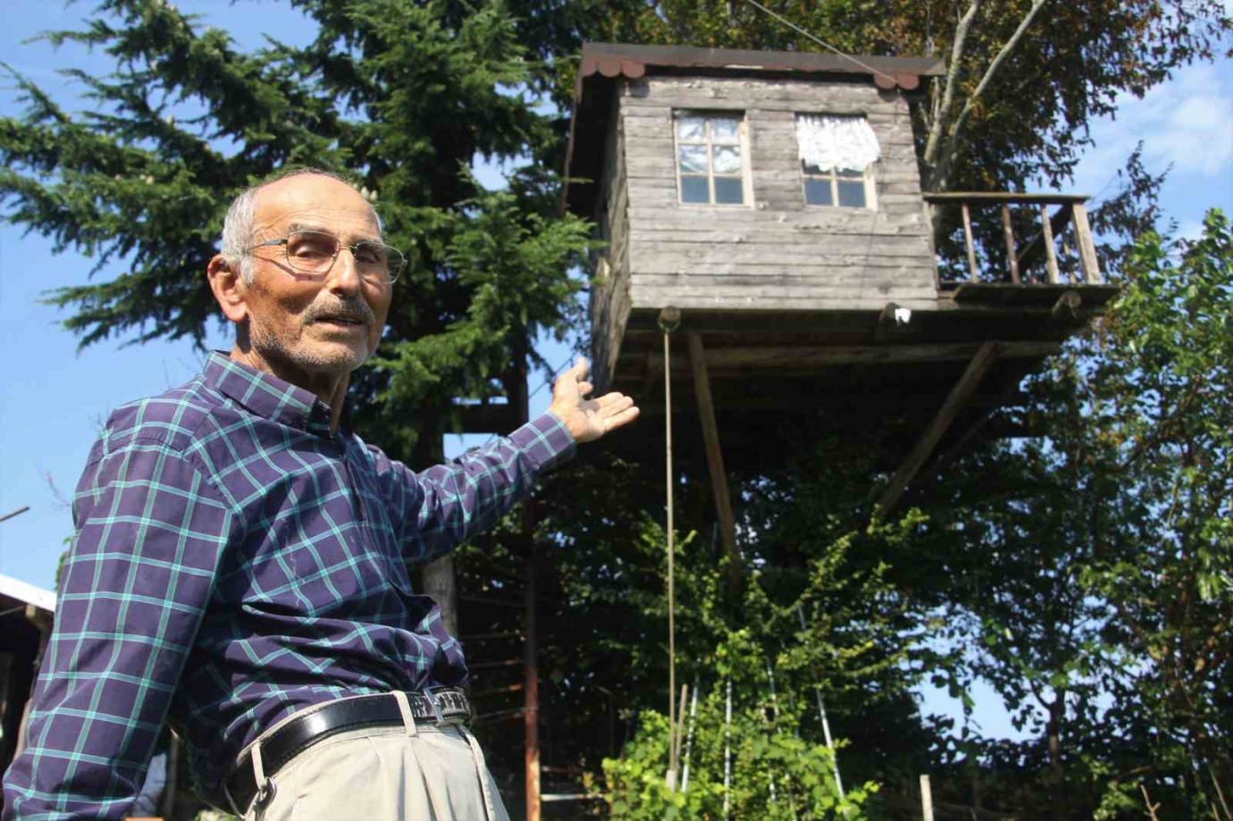 Ordu’da 90 Yıllık Meşe Ağacına Ahşap Ev Yaptı: Torununun Hayalini Gerçeğe Dönüştürdü