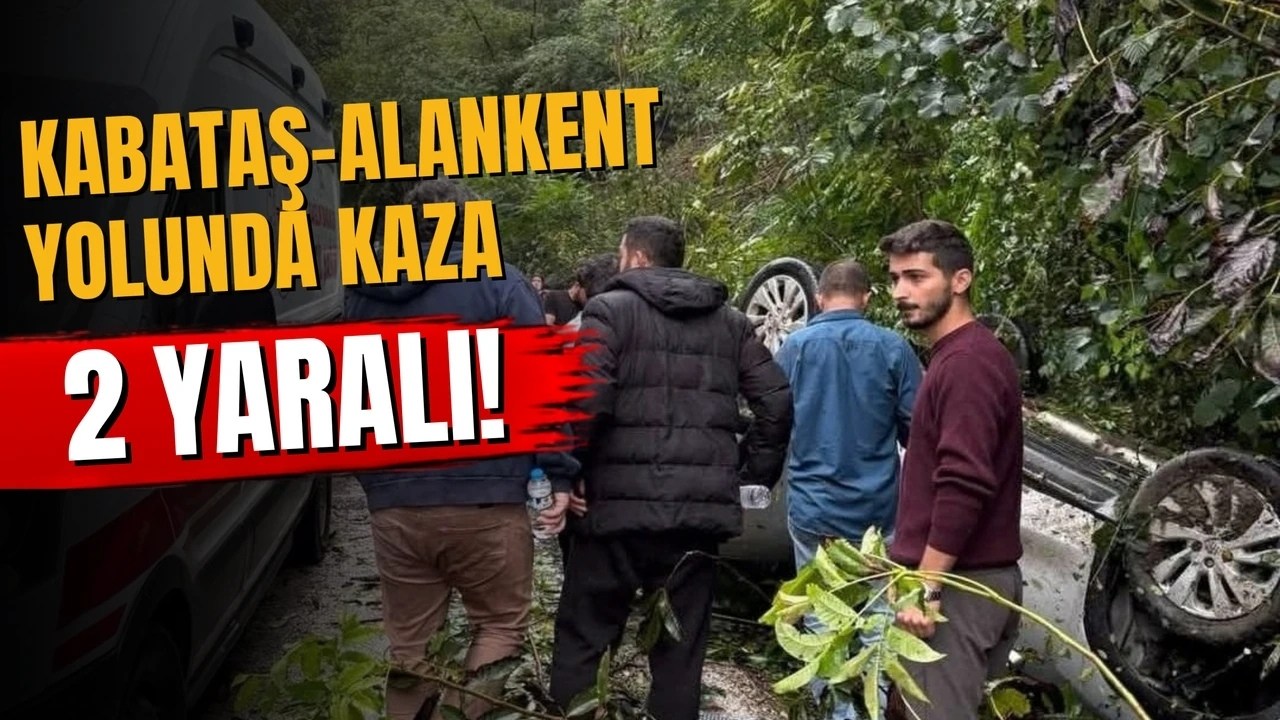 Kabataş’ta Takla Atan Araçta 2 Kişi Yaralandı