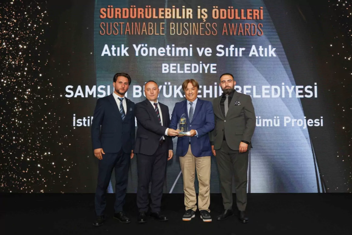 Samsun Büyükşehir’e sürdürülebilirlik ödülü