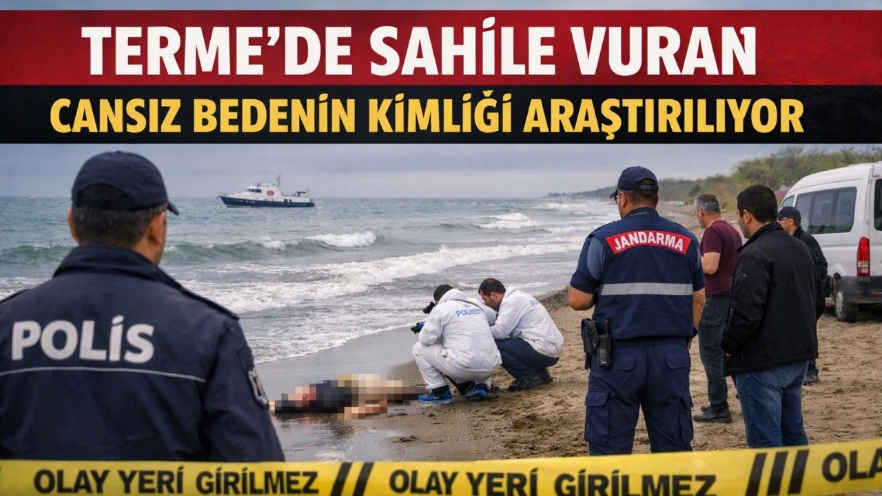 Terme Sahilinde Kıyıya Vuran Cansız Beden Bulundu