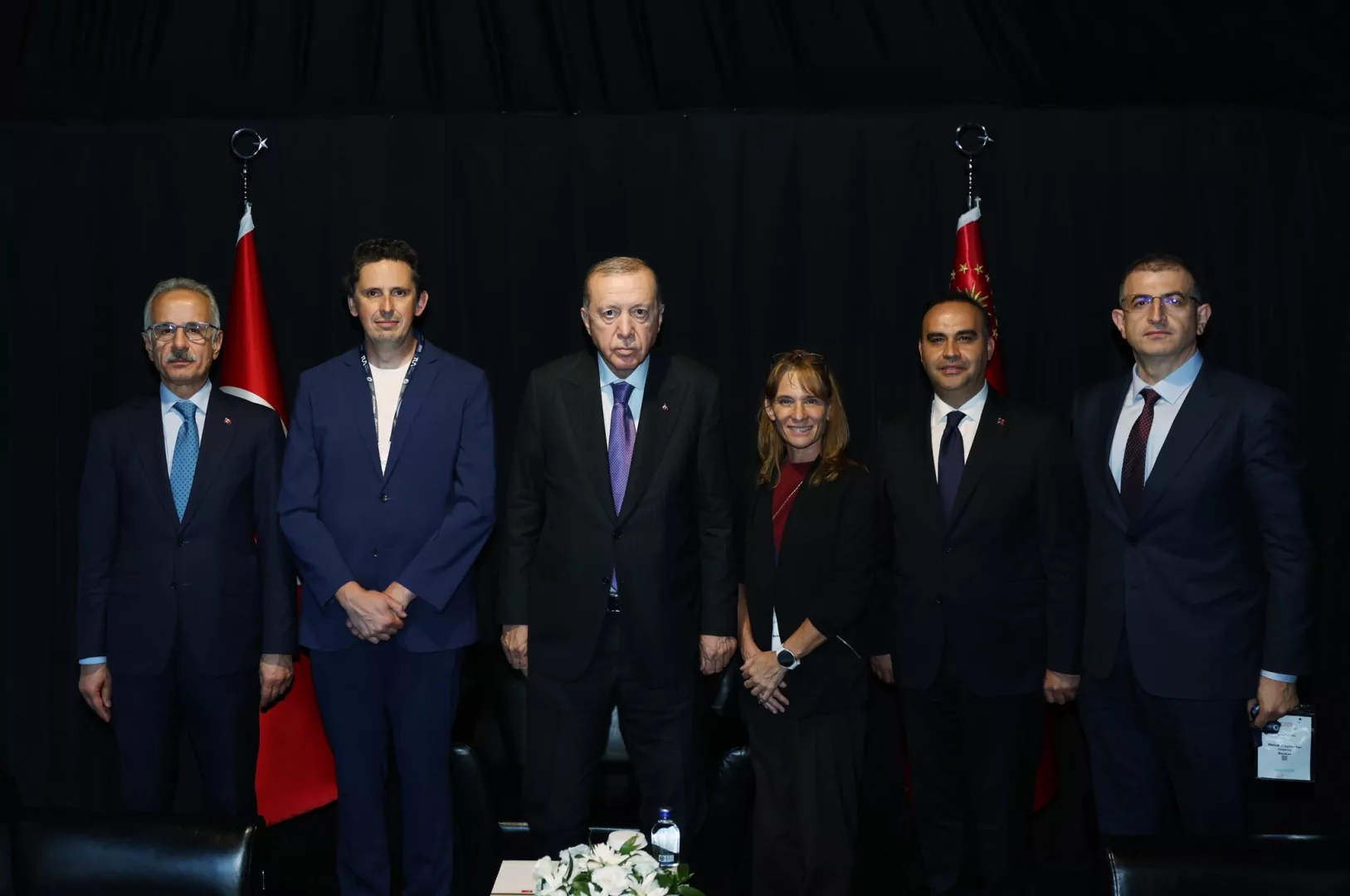 Cumhurbaşkanı Erdoğan, SpaceX yöneticilerini kabul etti