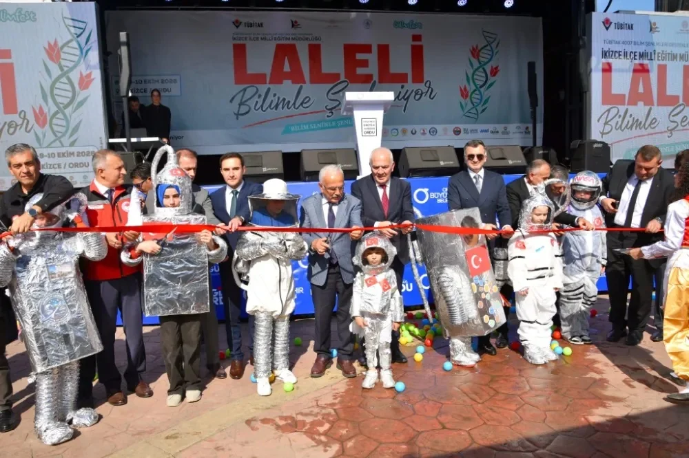 İkizce’de Bilim Şenliği Başladı: 42 Atölye Ziyarete Açıldı