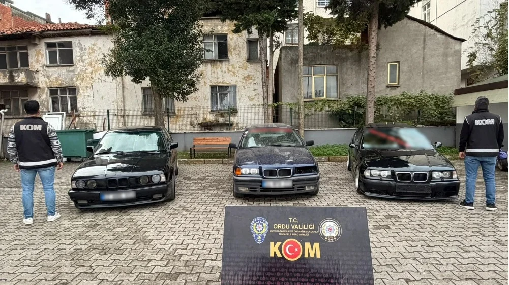 Ünye Merkezli “Change” Operasyonu: 6 Araç Ele Geçirildi