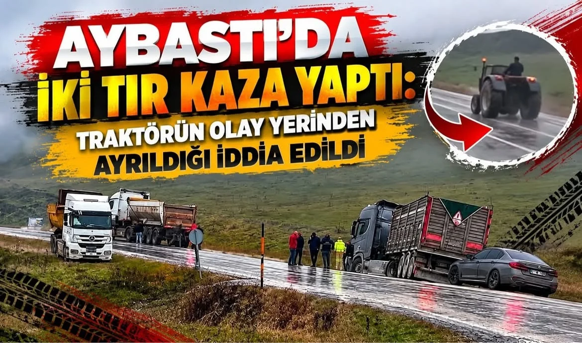 Aybastı Perşembe Yaylası’nda İki TIR Yoldan Çıktı!