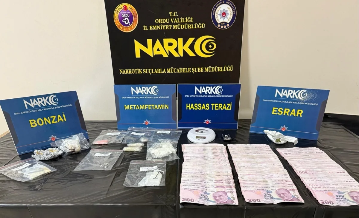 Ordu’da Bir Haftada 16 Narkotik Operasyonu: 3 Kişi Tutuklandı