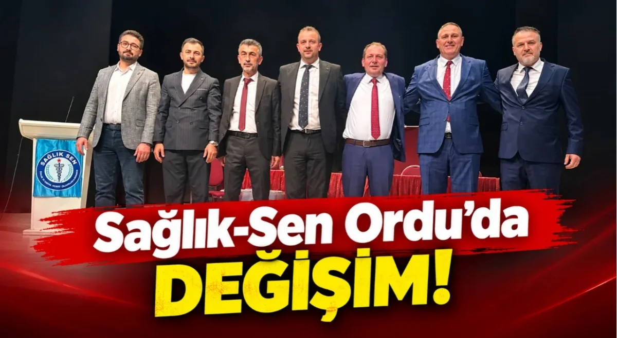 Sağlık-Sen Ordu Şubesinde Yeni Dönem: Başkan Mustafa Güldiken Oldu