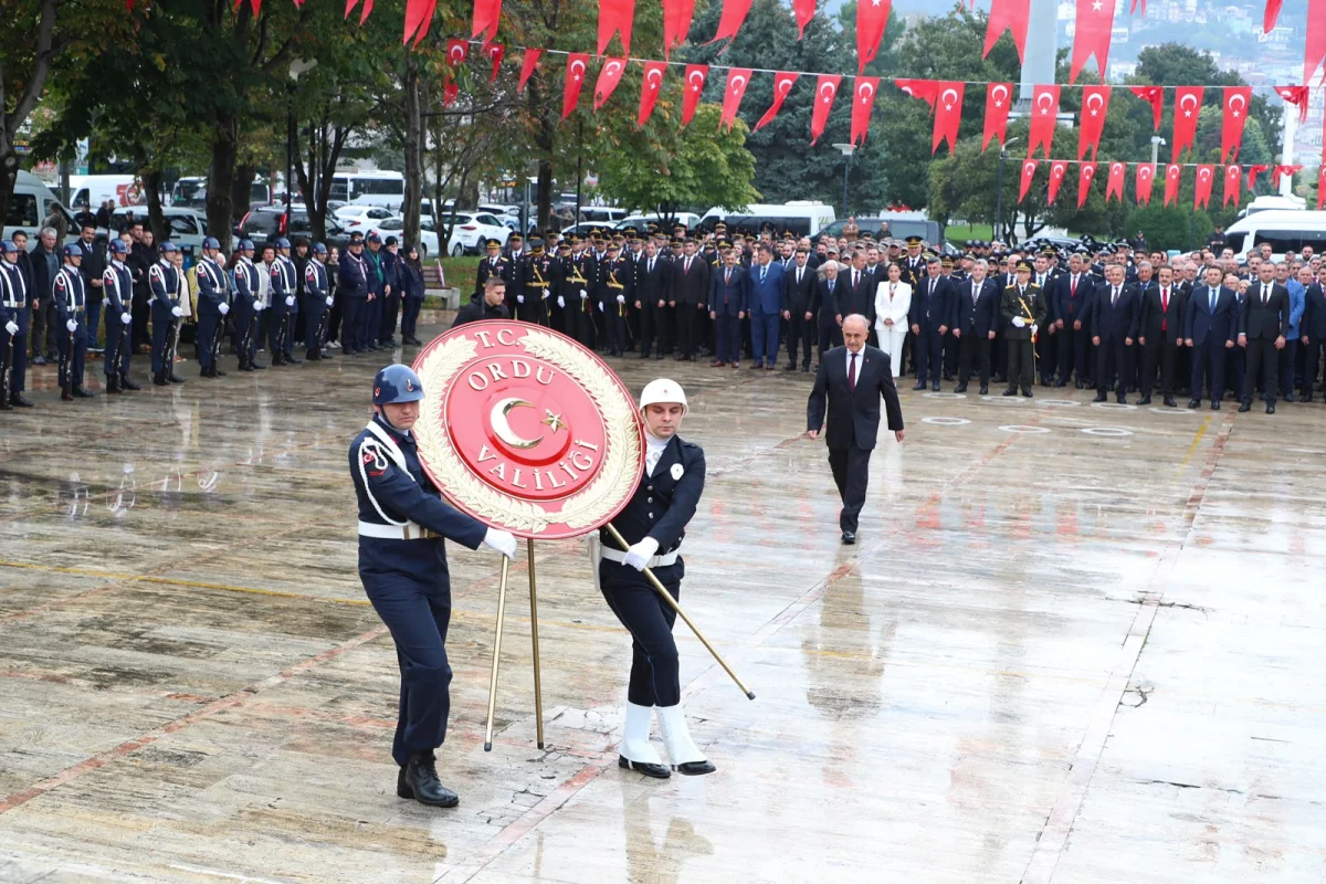 Ordu’da Cumhuriyet’in 103. Yılı İçin İlk Tören Düzenlendi