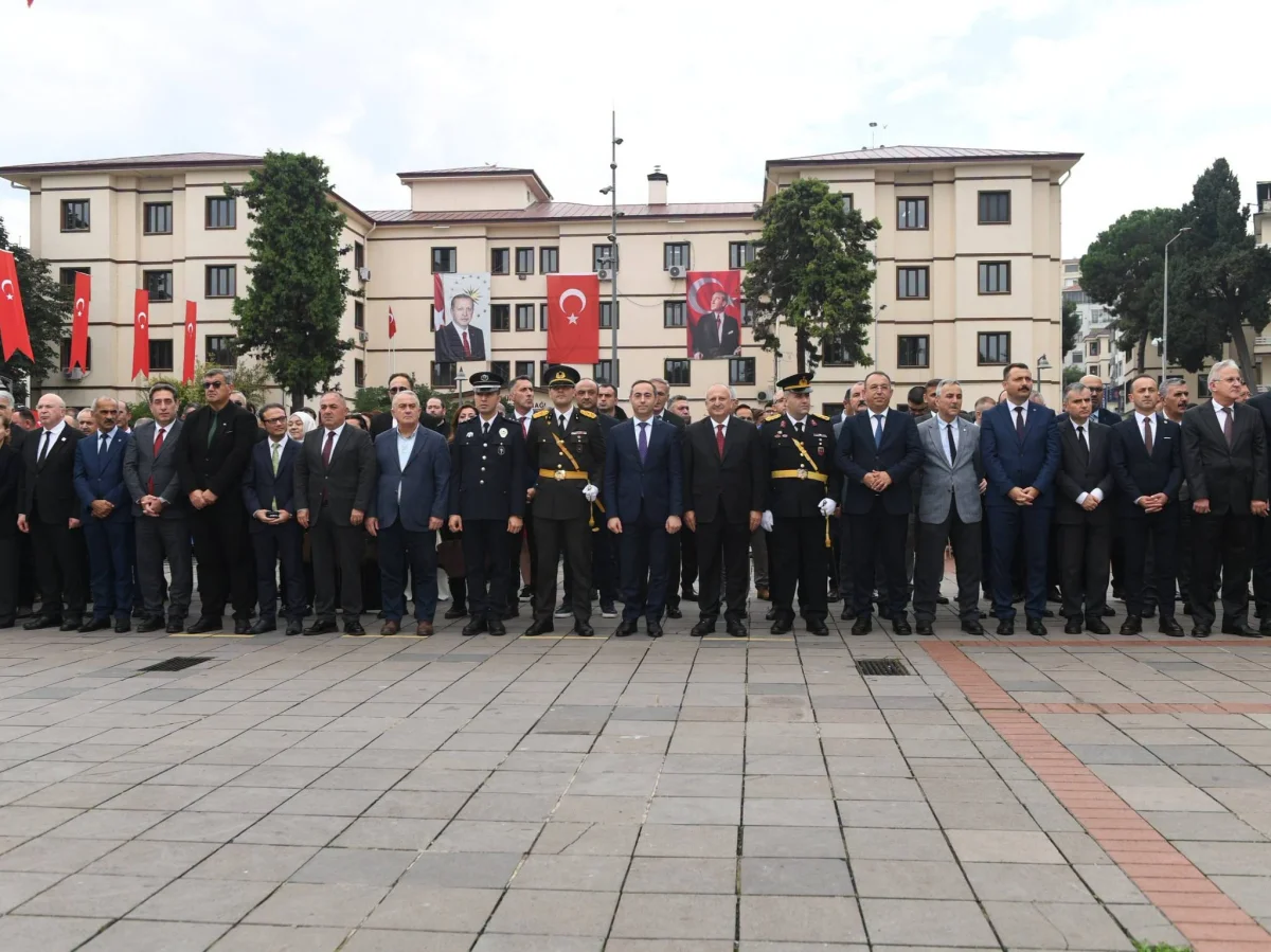 Ünye’de Cumhuriyet Bayramı Töreninde Duygulandıran Anlar