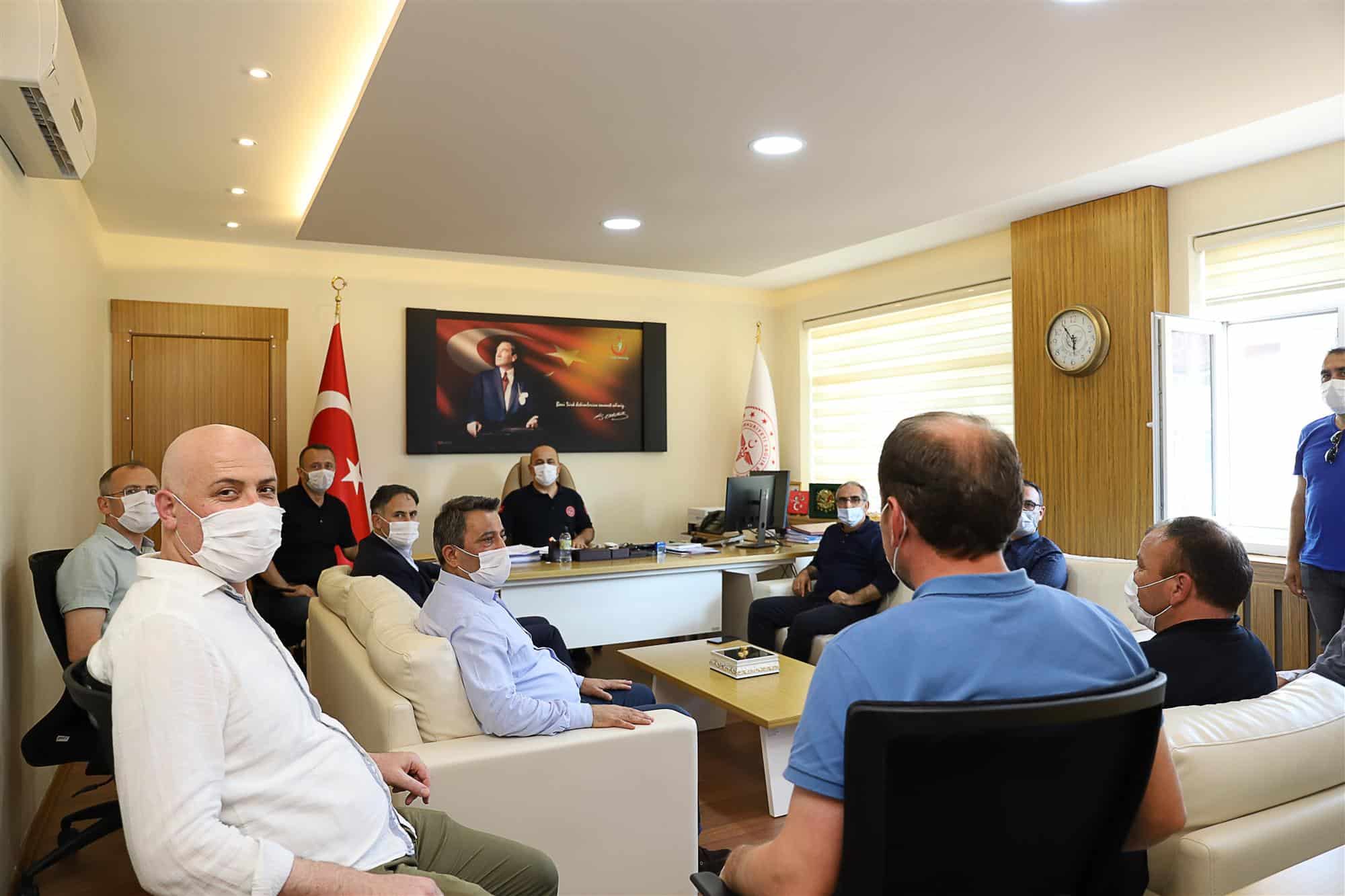 Sağlık-Sen Genel Başkanı DURMUŞ'tan  Sağlık Müdürüne Ziyaret