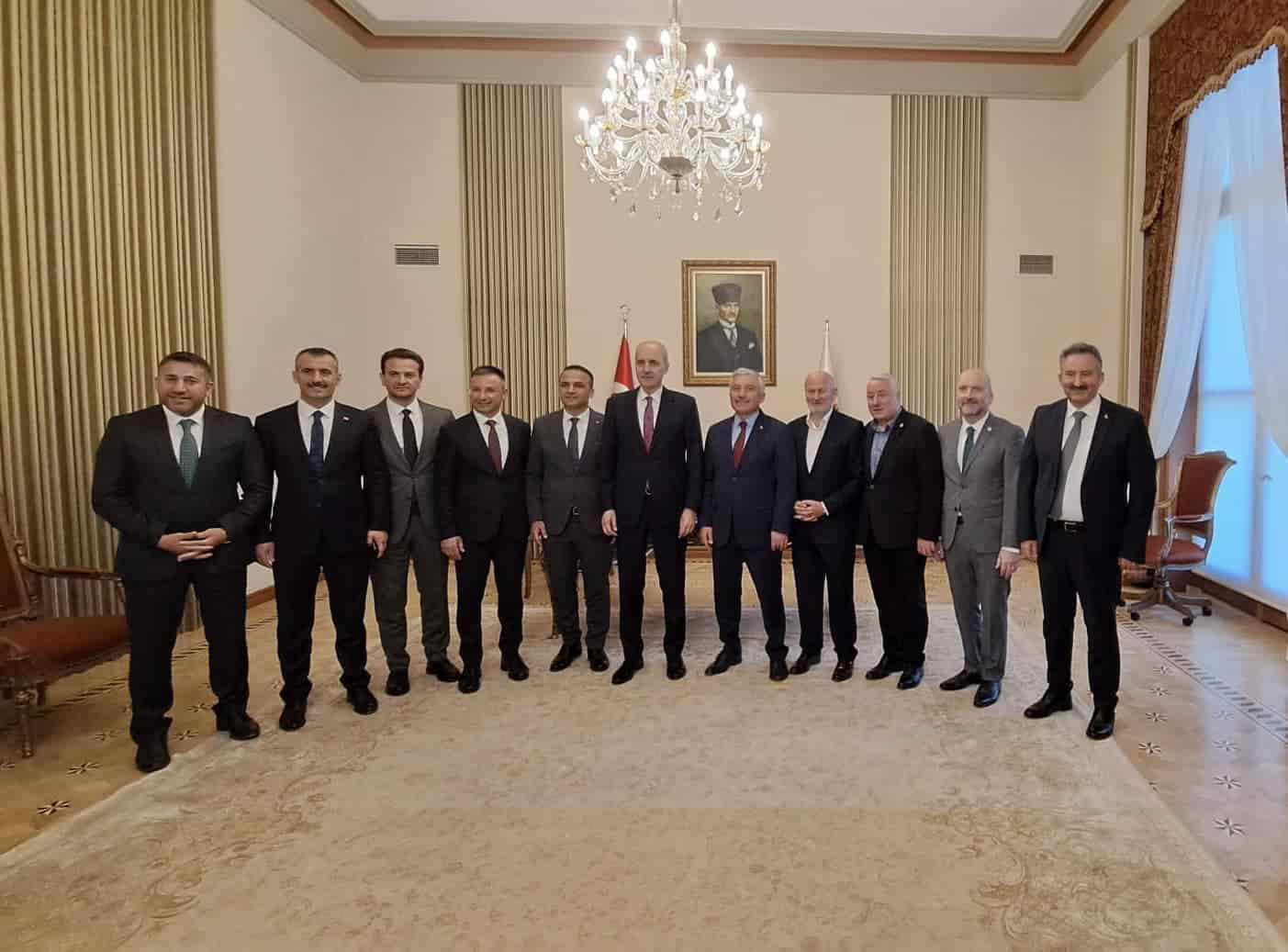 ÇAYBAŞI BELEDİYE BAŞKANI SEMİZ’DEN, KURTULMUŞ’A TEBRİK ZİYARETİ
