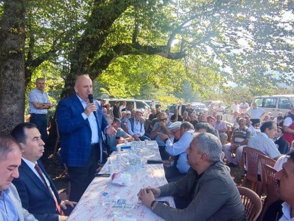 Başkan Tavlı, Kaymakam Işık ve İlçe Başkanından Tekkiraz Ziyareti