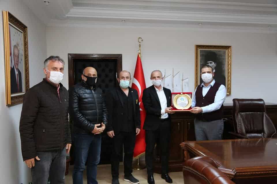 Ordu ASKF Başkan Adayından Kaymakama Ziyaret