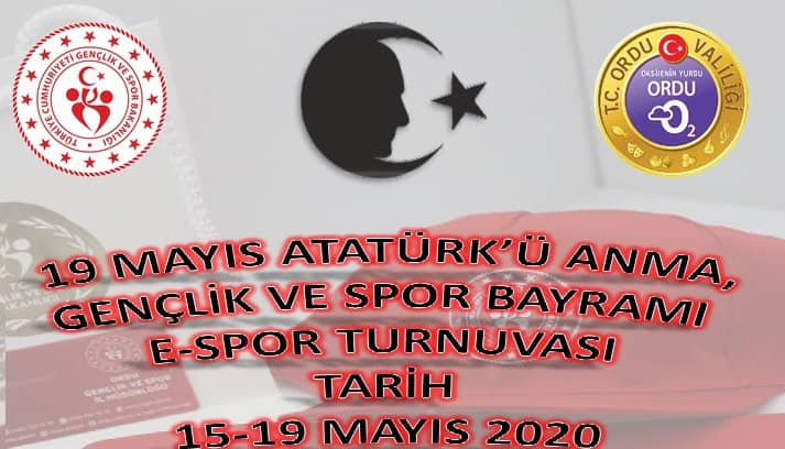19 Mayıs Atatürk'ü Anma, Gençlik ve Spor Bayramı E-Spor Turnuvası