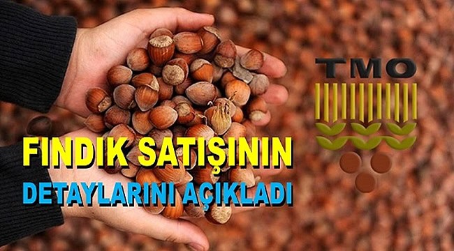 FINDIK SATIŞ DETAYLARI AÇIKLANDI
