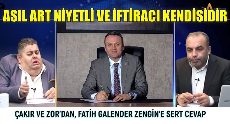 ''FATİH GALENDER ZENGİN ŞOV PEŞİNDE''