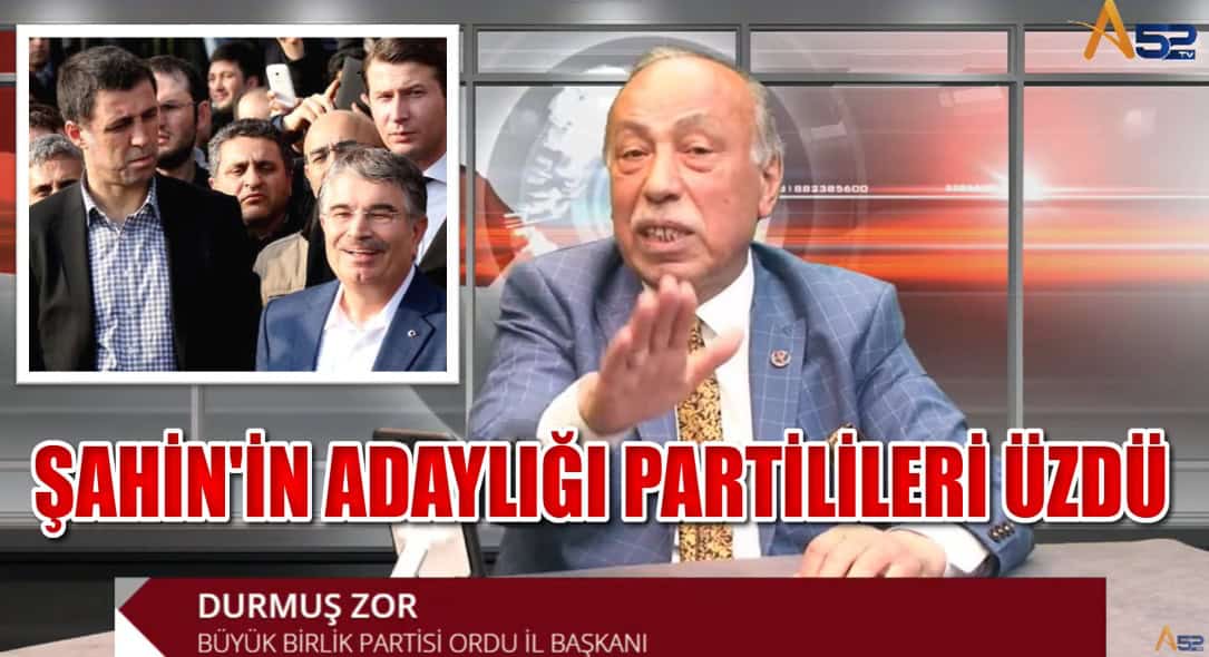 BBP İl Başkanı Zor,''Taş Yerinde Ağırdır''