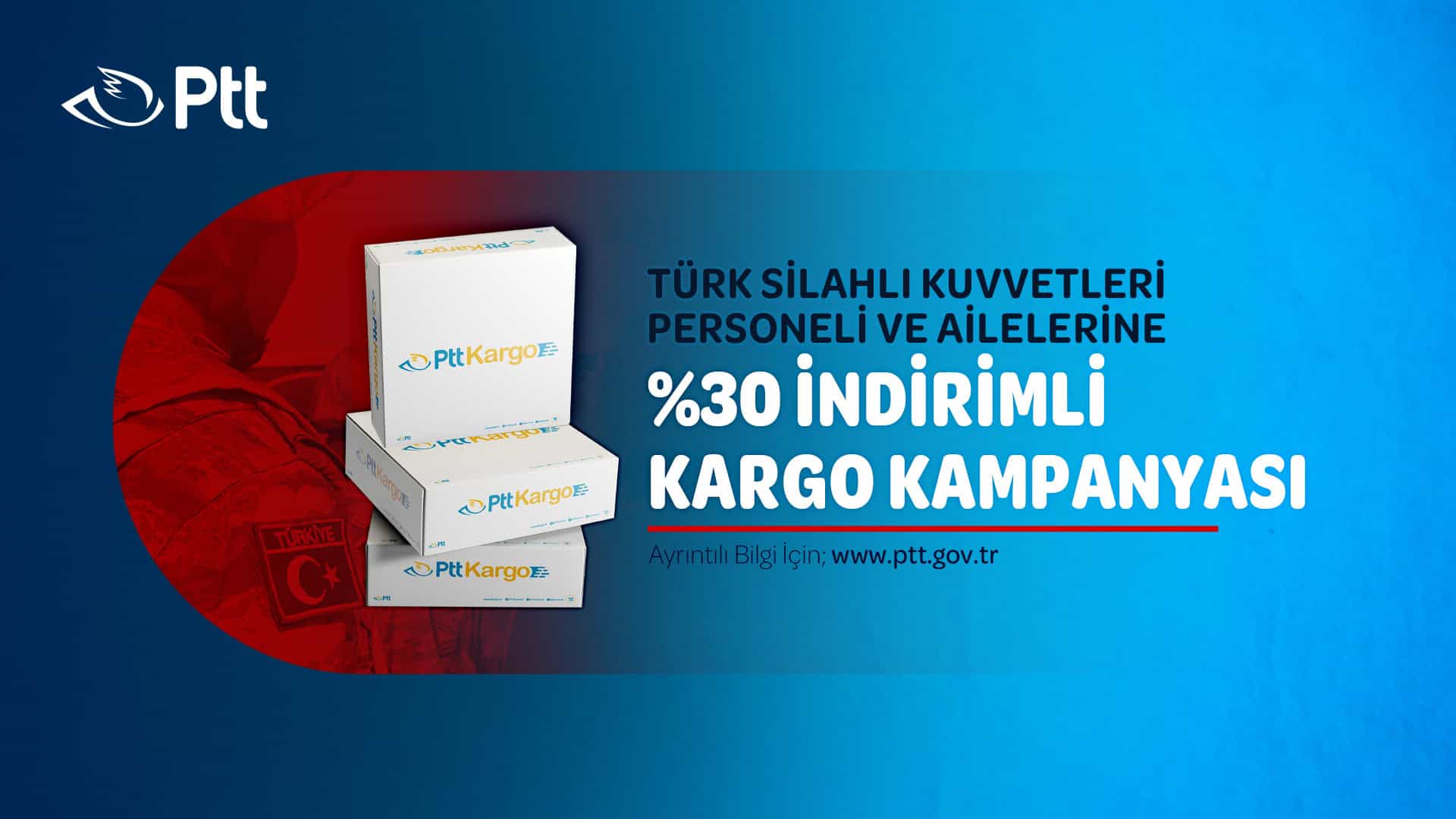 PTT AŞ’DEN TSK PERSONELİNE ÖZEL KARGO İNDİRİMİ
