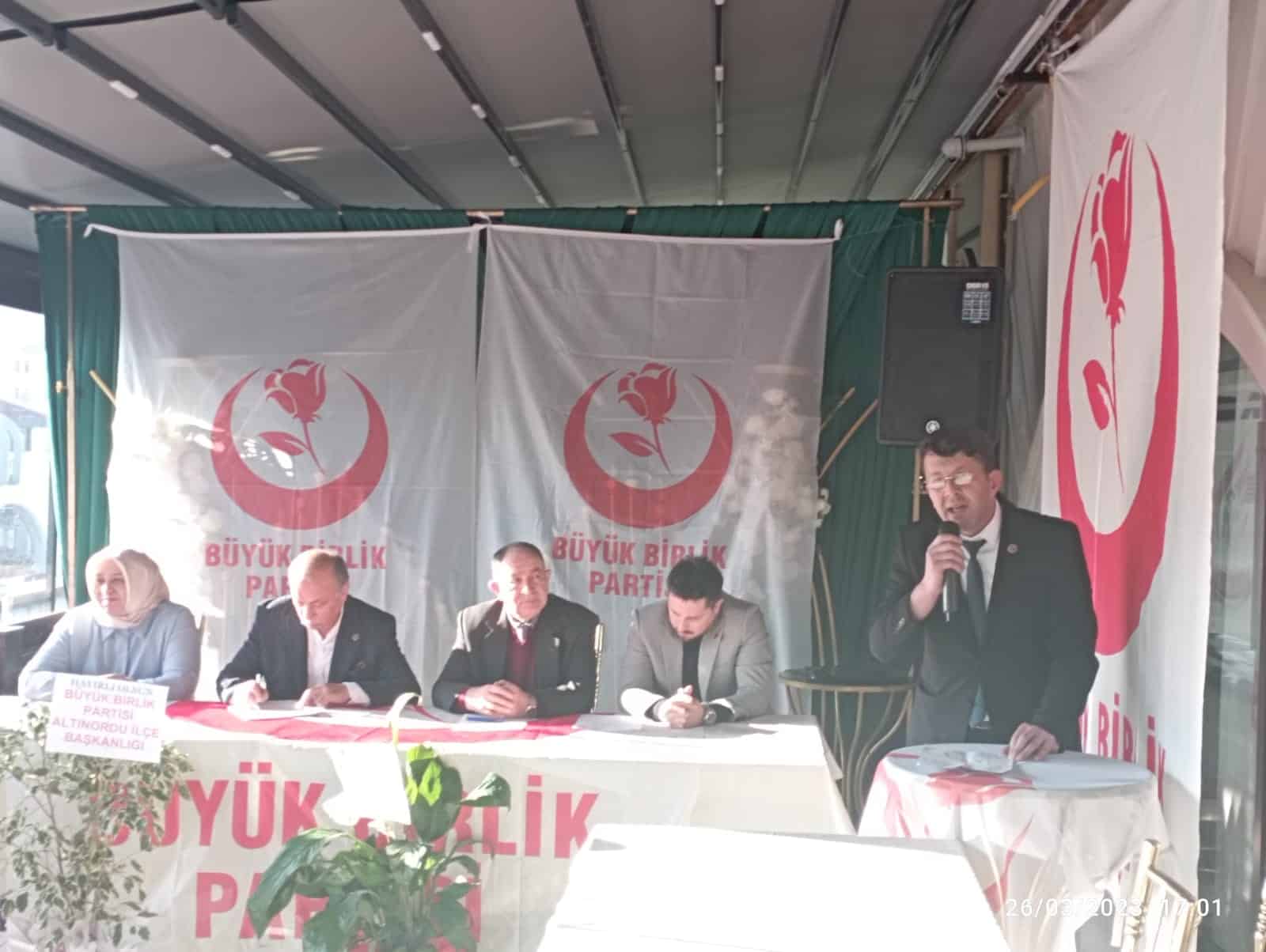 BBP ÜNYE İLÇE BAŞKANI AHMET TAŞÇI OLDU