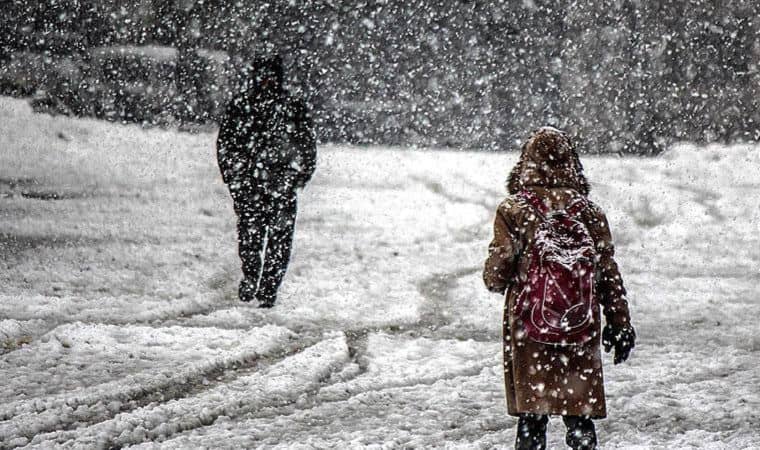 ORDU'NUN TÜM İLÇELERİNDE EĞİTİME KAR ENGELİ