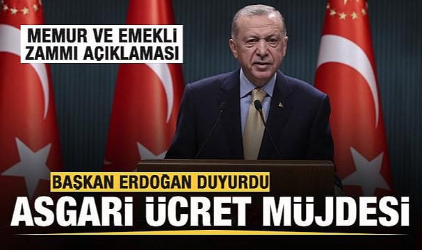 EMEKLİYE,MEMURA,İŞÇİYE ZAM MÜJDESİ