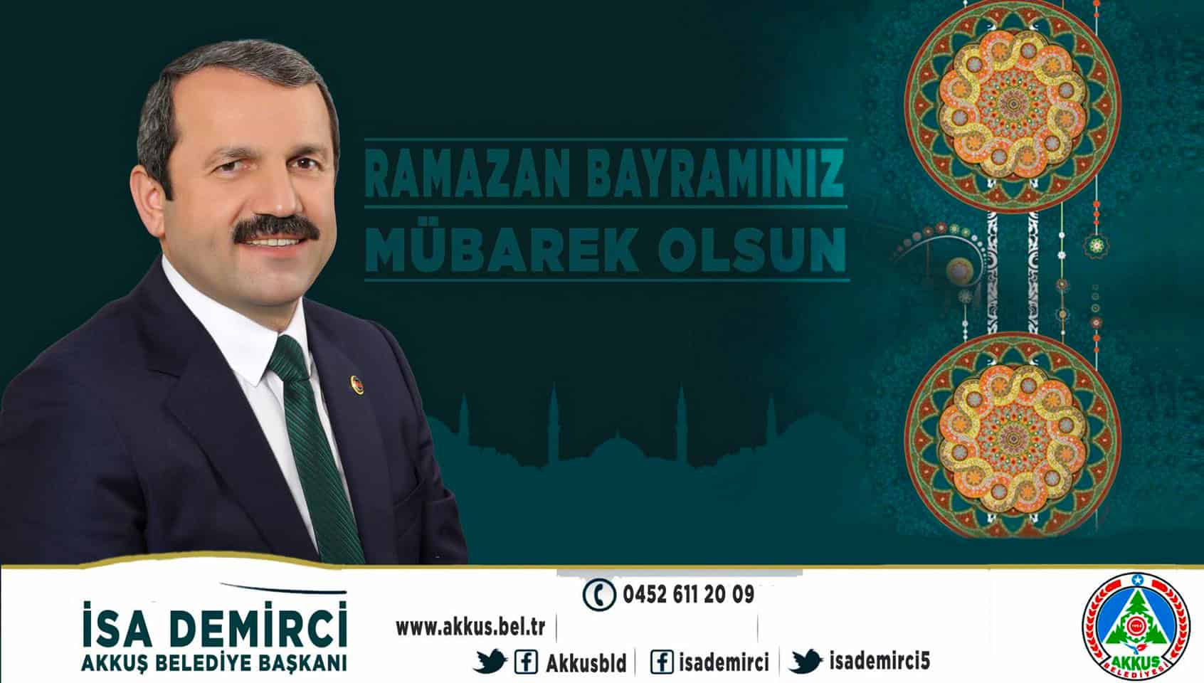 Başkan Demirci’den Ramazan Bayram Mesajı