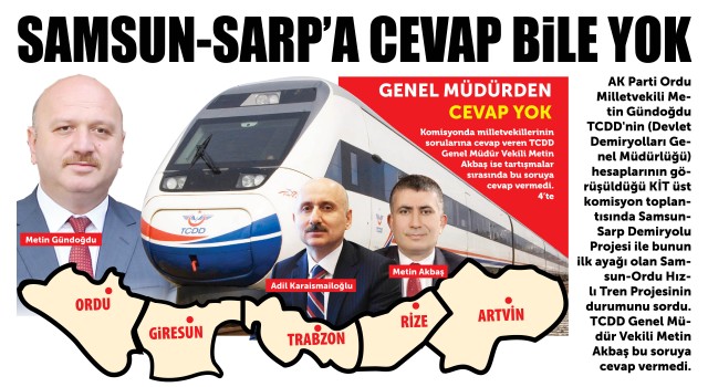 GENEL MÜDÜRDEN CEVAP YOK