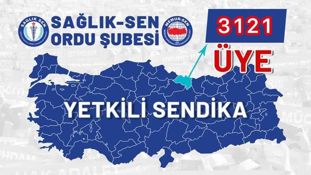 ORDU’DAKİ SAĞLIKÇILAR BU YILDA 'SAĞLIK-SEN' DEDİ