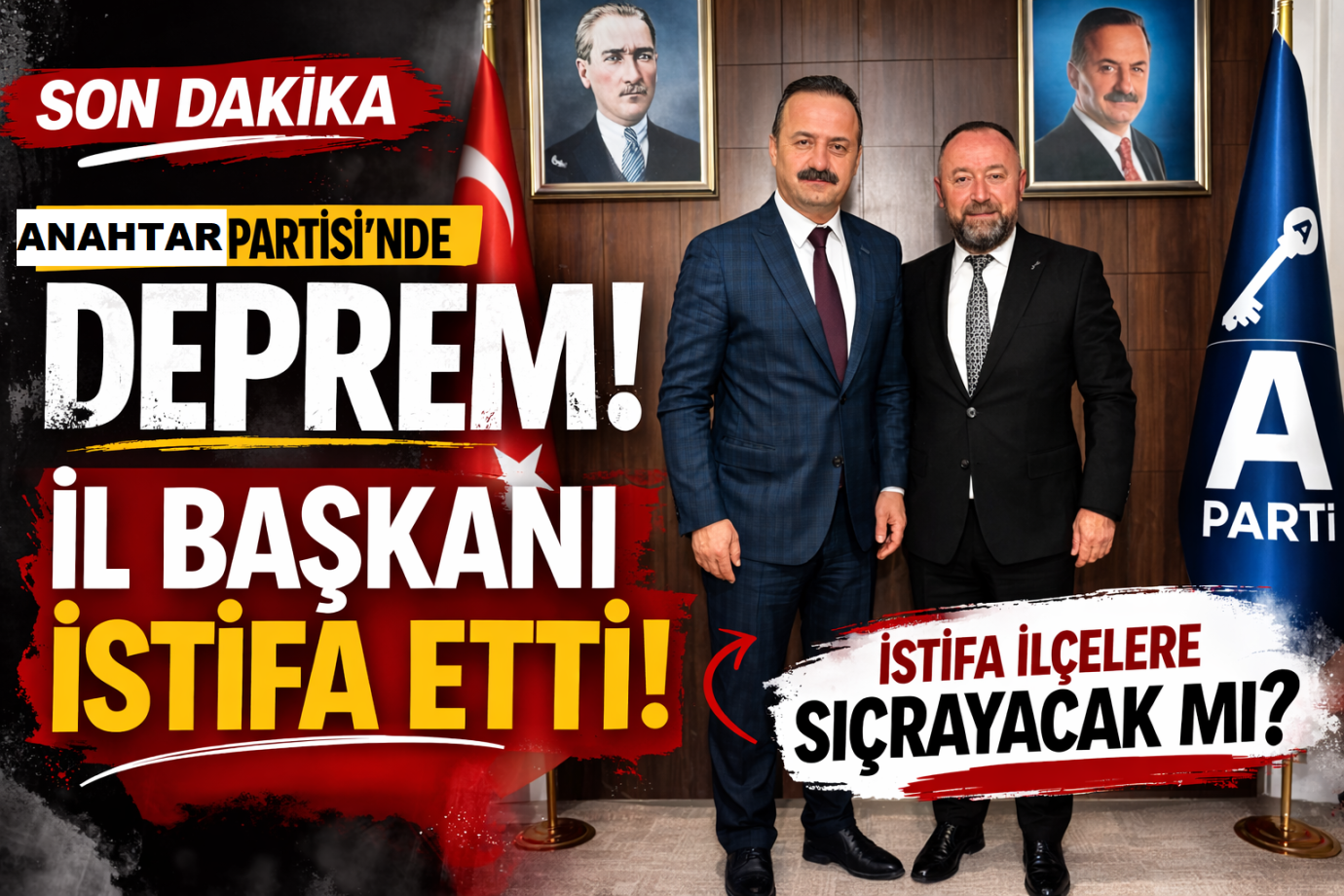  Ordu’da Deprem! İl Başkanı Görevi Bıraktı