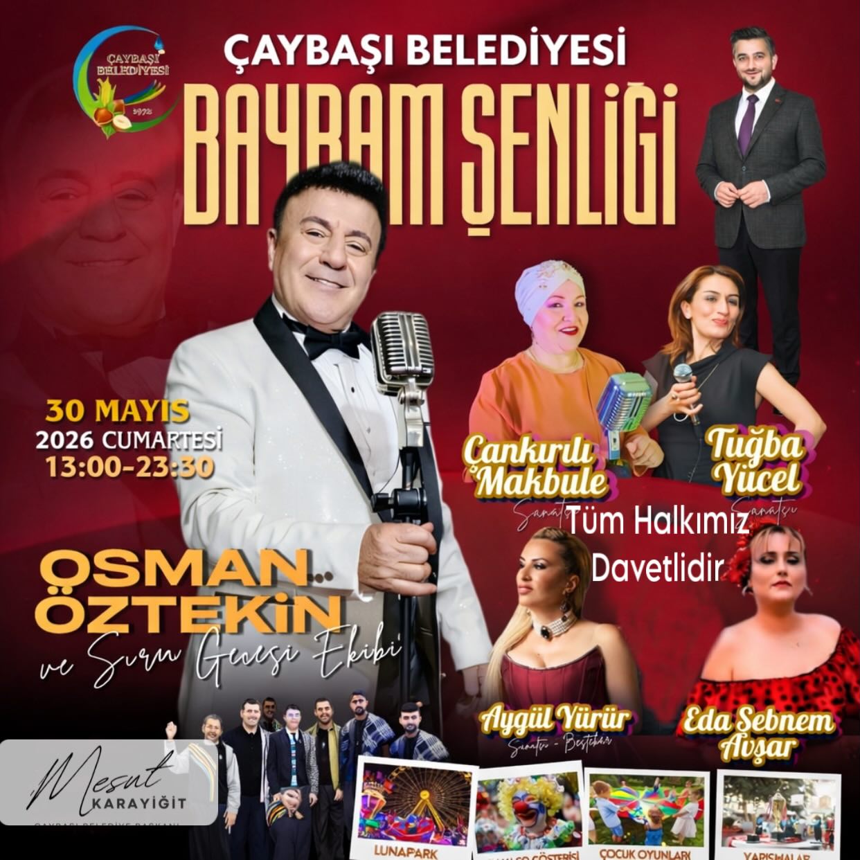 Çaybaşı’nda Kurban Bayramı Coşkusu Festivalle Yaşanacak