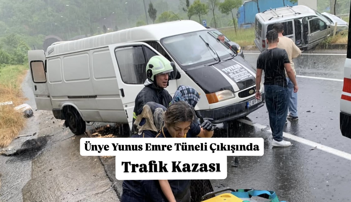 Ünye’de Yağmur Kazayı Getirdi: Zincirleme Kazada 7 Kişi Yaralandı
