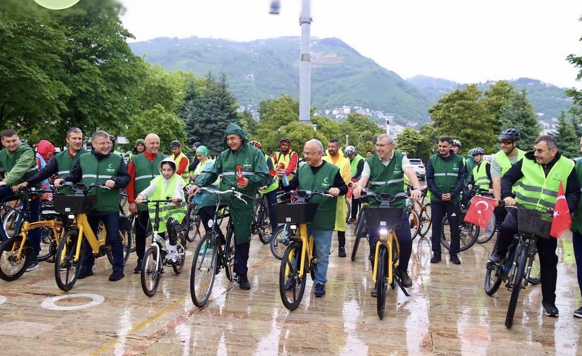 Vali Erol Ve Başkan Güler Sağlıklı Yaşam İçin Pedal Çevirdi