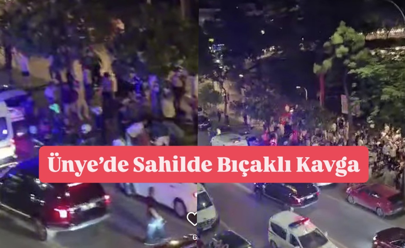 ÜNYE YALI MEVKİİNDE BIÇAKLI KAVGA: 1 YARALI