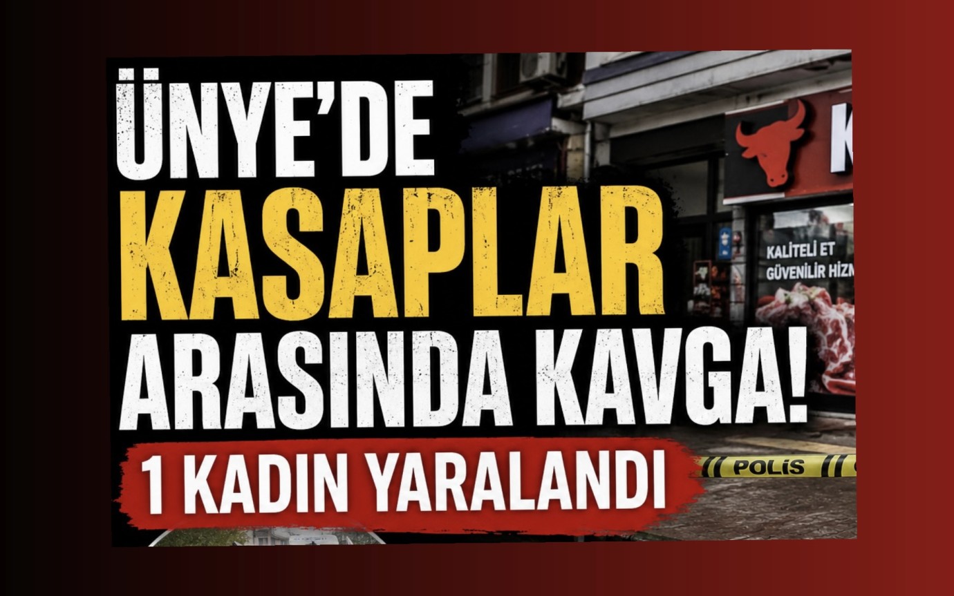 Ünye’de Kasaplar Esnafı Arasında Kavga: 1 Kadın Yaralandı